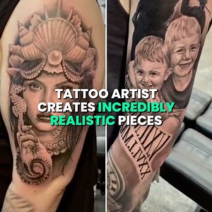 This tattoo artist creates realistic masterpieces... 😱👏🏼 via ARK Media | IGV