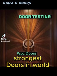 Wpc Doors Waterproof and strongest Doors more information 03418888688 | Pvc Plastic Doors Company Lahore Pakistan | Facebook