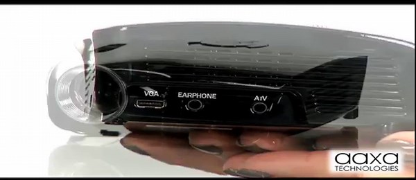AAXA M2 Pico/Micro Projector with LED, XGA 1024x768 Resolution, 110 Lumens, Media Player and HDMI