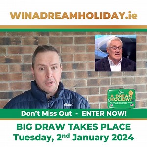 as Spillane himself would say...tis a serious serious prize 😀 👇👇👇 www.winadreamholiday.ie | Tierney Talks