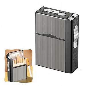 Amazon.com: Metal Cigarette Case Box, VOVCAMLS Pocket Holder for 20 Regular Cigarettes Retro Cigarette Case for Men and Women Multifunctional Box (Gas Not Included) : Health & Household