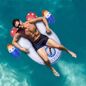 [Hot Item] Custom Inflatable Swimming Pool Water Tube Battery Powered Motor Motorized Pool Float