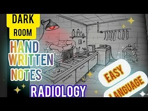X Ray film processing| developing, rinsing, fixing and washing| Handwritten notes| competitive exams