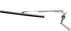 Manual Golf Cart Windshield Wiper Kit Universal with Wiper Blade,15.7" UTV Windshield Wiper Compatible with Polaris Ranger RZR Can Am defender Cfmoto Kawasaki Honda Pioneer Hand operated