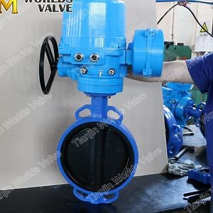 [Hot Item] Concentric Electrical Wafer Type EPDM Full Lined Seat Butterfly Valves