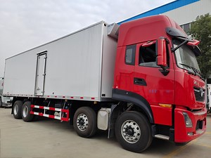 [Hot Item] Dongfeng Diesel 8X4 4X2 Customizable Freezer Truck for Fresh Vegetables Fruits Delivery