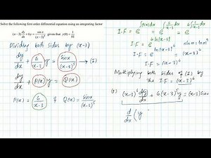 Solve This Advanced Differential Equation Step-by-Step | Linear DE with Integrating Factor Method |