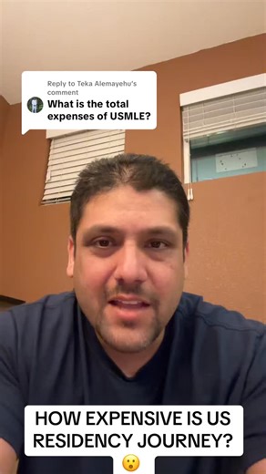 How expensive 💵 is US residency journey 😮 #usmle #usmlestep1 #usmlestep2 #doctor #usmlestep3 #usmleprep #familymedicine #medicine #internalmedicine #doctors | Dr. Hassaan Tohid