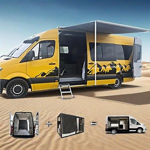 [Hot Item] Camper Conversion Kit for Enclosed Trailer 6FT DIY Box a 12FT by Cargo Interior Van De Pour Fourgon