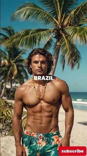 Handsome Male Models in Beach Outfits from Around the World 🌍 | Men's Summer Fashion 2025