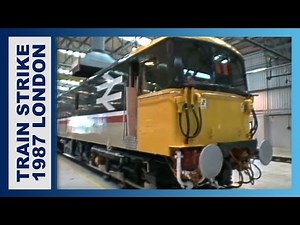 Strike On Trains Over Increasing Work Hours | Thames News 1987
