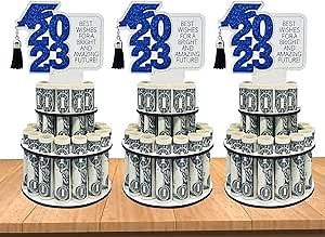 HATAK Graduation Money Holder Cards - 2023 Graduation Card Money Holder and Wallet for Graduation Gift Giving (A-3pcs)