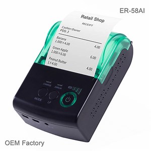 [Hot Item] Mini Pocket Printer Bluetooth USB 58mm Portable Thermal Receipt Printer for Point-of-Sale POS System