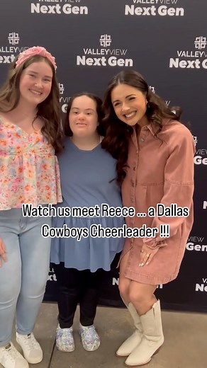 We met a Dallas Cowboys Cheerleader !!! #cheerleader #dallascowboyscheerleaders #roadtrip #travel #alabama #downsyndrome #specialneeds #adventure #dancer #dallascowboys #nfl #nfldraft #nflcheerleaders #speaker #inspirational #mentor #dcc #netflixseries #documentary #beyourself #shinethelight #sharejesus #sisters #downsyndromerocks #rockyoursocks @reece_christinee @natalie.messick @dallascowboys @dccheerleaders @netflix | Heather Fath Messick