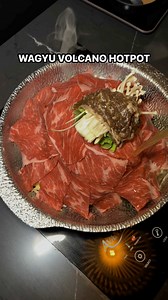 Wagyu volcano hotpot #wagyu #hotpot #ayce #vegas #lasvegas | Amir Cuevas