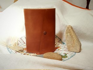 Refillable Notebook Made of Genuine Vegetable Tanned Leather - Etsy