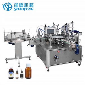 [Hot Item] Automatic Rotary Type Filler Capper Machine 5-300ml Oral Liquid Essential Oil Nail Polish Solution Filling Capping Machine