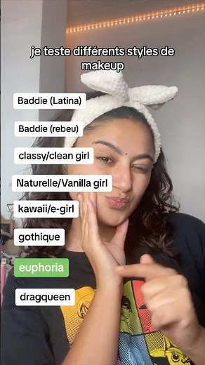 Je teste différents styles de makeup : le Euphoria makeup ✨💙