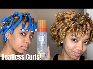PERFECT Flexi Rod Set On Medium Natural Hair | Creme Of Nature
