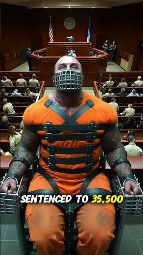 Inmate Loses Control After Hearing 35,500-Year Sentence | Raw Courtroom CCTV Footage