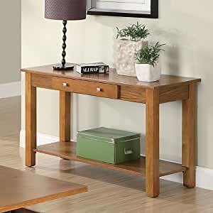 Coaster Home Furnishings Casual Sofa Table, Oak