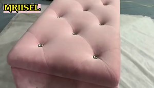 Velvet Storage Bench with Metal Legs - 38.19 inches, Perfect for End of Bed Seating and Storage in Bedroom, Living Room, and Entryway(Pink Velvet)