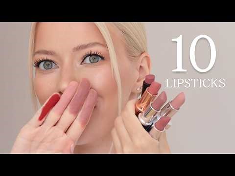 My top 10 lipsticks | Elena Rachitskaya