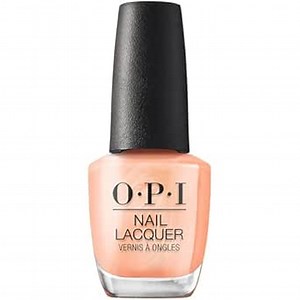 OPI Nail Lacquer Nail Polish | Opaque Orange & Yellow Shimmer Chip Resistant Nail Polish | Fast Drying, Streak Free