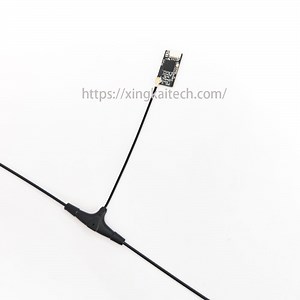 [Hot Item] Elrs 433MHz Rx Nano Receiver Module Remote Receive with T-Shaped Antenna for Fpv Drone Free Long-Distance Parts