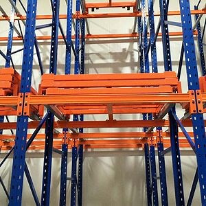 [Hot Item] Heavy-Duty Push Back Racking System for Efficient Warehouse Storage