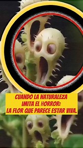 12K views · 321 reactions | Cuando la naturaleza imita el horror la flor que parece estar viva | TopMan.Inc | Facebook