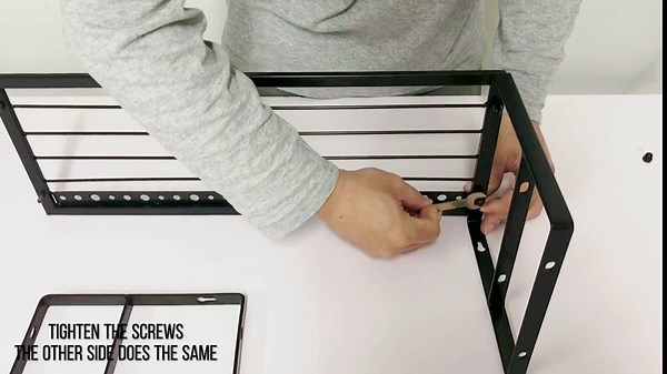 TORIBIO Power Tool Storage Organizer, Wall Mount Heavy Duty Floating Tool Shelf,Drill Holder Wall Mount,4 Storage Rack for Handheld & Power Tools/for Warehouse, Home, Workshop,Garage