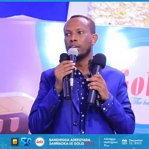 Hadal jeedinta Jaama Hassan Barre Agaasime ku xigeenka waaxda suuq-gaynta Shirkada Golis, Xafladda bandhigga adeegyada cusub ee Shirkada Golis. | Golis Telecom