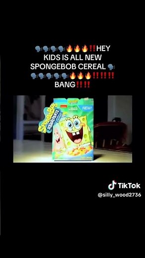 SpongeBob cereal 🥣