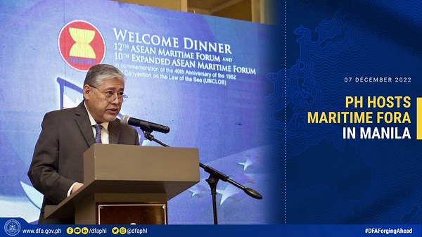 “In ASEAN, reference to the UNCLOS is now a staple in statements and outcome documents pertaining to maritime security and cooperation. It has essentially been elevated to the status of agreed language…Now more than ever, ASEAN must be more intentional with its words. There must be no doubt that for ASEAN, we uniformly subscribe to the UNCLOS as an instrument of international law,” Secretary Manalo said. Read the full story here 👉🏻 https://bit.ly/3HiZfym | Department of Foreign Affairs, Republ