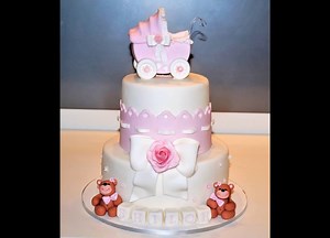 how to make a baby stroller cake By: Sugarella Sweets | MetDaan Cakes