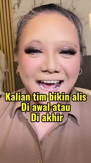 TUTORIAL BUAT ALIS BY GALIH MAKEUP ARTIS PROFESIONAL,L✨ #makeup #makeupartis | Makeup Artis Indonesia