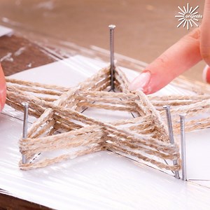 1K views · 21 reactions | Fun and easy DIY string star ornaments! 朗 | Wildly Creative | Facebook
