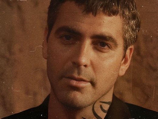The romantic scene George Clooney shot blind drunk