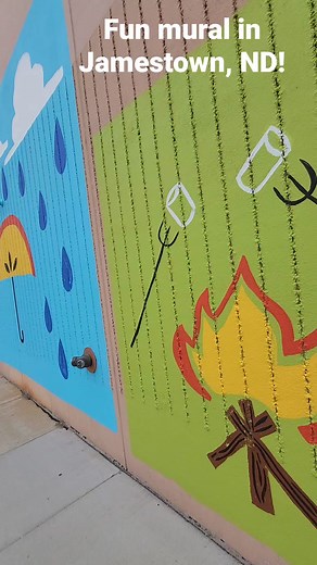 6 comments | Calling all hot dish lovers! A beautiful mural in Jamestown ND #discoverjamestown #MWTravel | Travel With Sara | Facebook