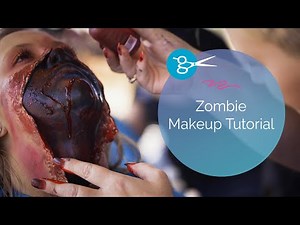 Zombie Makeup Tutorial | Ripped Face | Grabber School of Hair Design