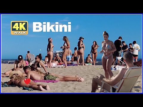 【4K】WALK Bikini Beach in Manantiales Uruguay 4k video TRAVEL