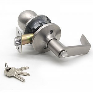 [Hot Item] One Side Knob One Side Lever Handle Door Lock Steel Tubular Knob Lock