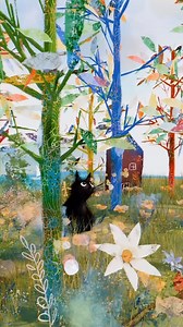 The curious emotion is so heartfelt. I absolutely love this! The Black Cat and Butterfly study by Gaku @tada.gaku of @apaintedmouse palette #beautifulbizarre #contemporaryart #surrealart #artcollectors #artmagazine #artinspo #animation #animationart #cat #catartl #b3d #Blender #cuteanimation | Beautiful Bizarre Magazine