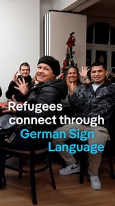 Breaking the language barrier for deaf refugees Moving to Germany is particularly difficult for deaf or hard of hearing refugees. With a shortage of sign language interpreters, this meeting will provide them with support. #DReel | DW Stories