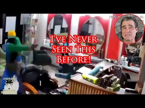 Perp Caught on Camera Using a Back Up Gun!