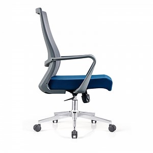 [Hot Item] Medium Back Mesh Furniture Office Chair with Armrest Swivel Computer Staff Desk