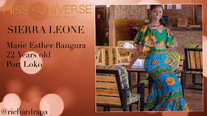 Miss Universe 2019 ....Contestant Sierra Leone | Marie Esther Bangura | Stylish Entertainment Sierra Leone | Facebook
