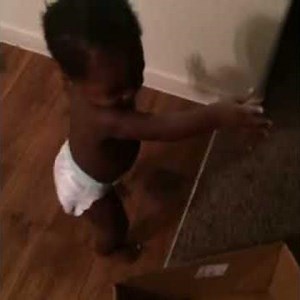 Baby doing the Watch me Whip Nae Nae for the first time