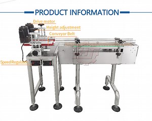[Hot Item] Clamp Bottle Bottom Coding Bottomless Side Transfer Belt Conveyor for Inkjet Printer